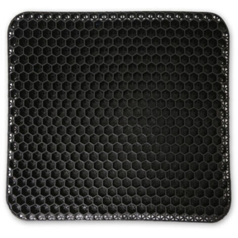 Coussin de chaise,Coussin de Gel Respirant, (noir)Coussin Anti Escarres, Soulage la Pression sur Le Orthopédique avec Housse Antidérapant pour Voiture/Bureau/Maison/Fauteuil Roulant