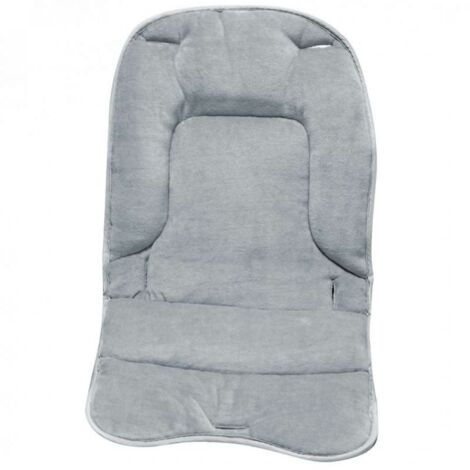 Coussin de confort pour chaise haute bébé enfant gamme Ptit - Gris perle - Monsieur Bébé
