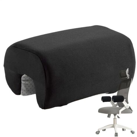 Coussin de coude en mousse, confortable Coussin d'accoudoir lavable pour chaise, coussin rond épais pour coudes de chaise de bureau, 7,87 x 5,7
