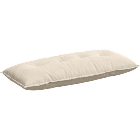 Coussin de Dos Beige 120 x 50 cm Tissu en microfibre CFW31961