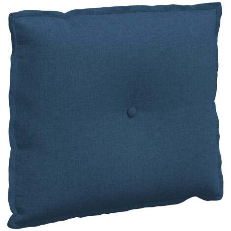 Coussin de Dos Bleu 60 x 19 x 50 cm tissu CFW99404