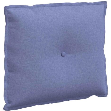 Coussin de Dos Bleu denim 60 x 19 x 50 cm tissu CFW22060