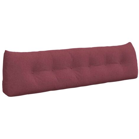 Coussin de Dos Bordeaux 180 x 24 x 50 cm tissu CFW48451
