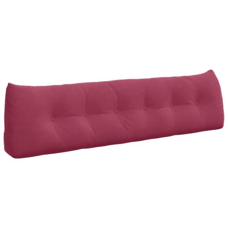 Coussin de Dos Bordeaux 180 x 24 x 50 cm Velours CFW92145