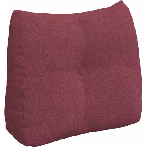 Coussin de Dos Bordeaux 60 x 24 x 50 cm tissu CFW88552