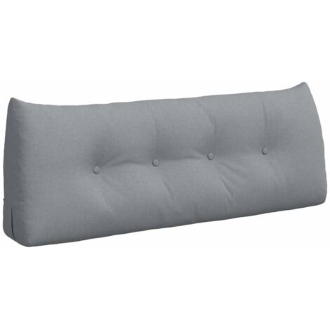 Coussin de Dos Gris clair 120 x 24 x 50 cm tissu CFW82548