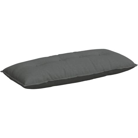 Coussin de Dos Gris foncé 120 x 19 x 50 cm tissu CFW83979