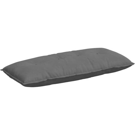 Coussin de Dos Gris foncé 120 x 50 cm Tissu en microfibre CFW72499