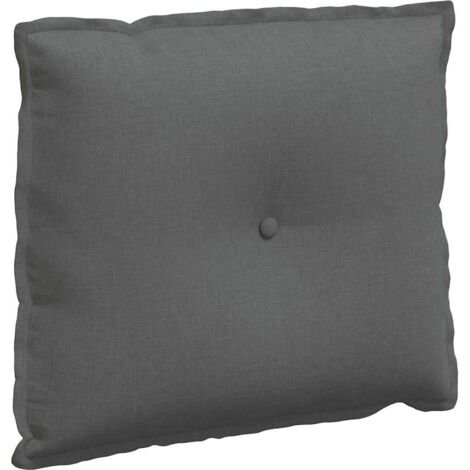 Coussin de Dos Gris foncé 60 x 19 x 50 cm tissu CFW99237
