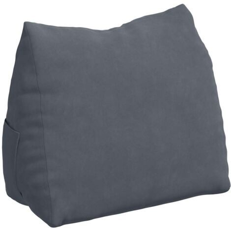 Coussin de Dos Gris foncé 60 x 20 x 50 cm CFW16094