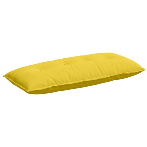 Coussin de Dos Jaune clair 120 x 19 x 50 cm tissu CFW56291