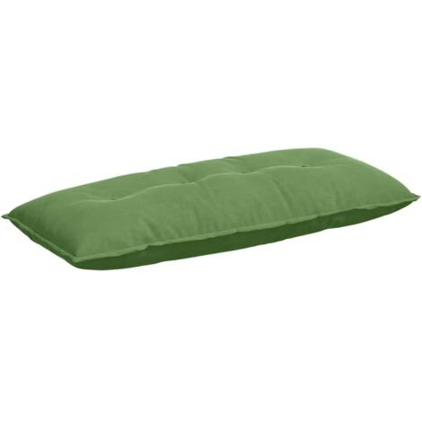 Coussin de Dos Vert clair 120 x 50 cm Tissu en velours côtelé CFW14383