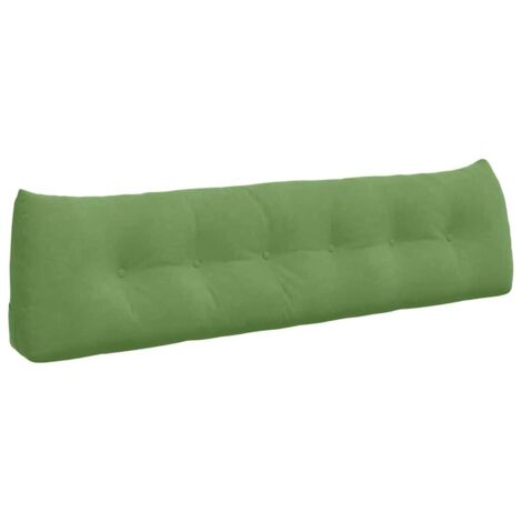 Coussin de Dos Vert clair 180 x 24 x 50 cm Velours CFW15961