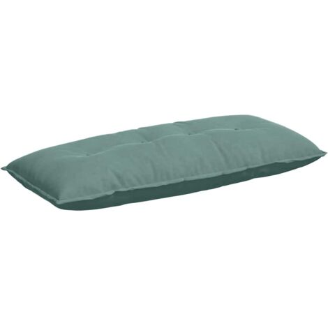 Coussin de Dos Vert Mer 120 x 50 cm Tissu en velours côtelé CFW81971