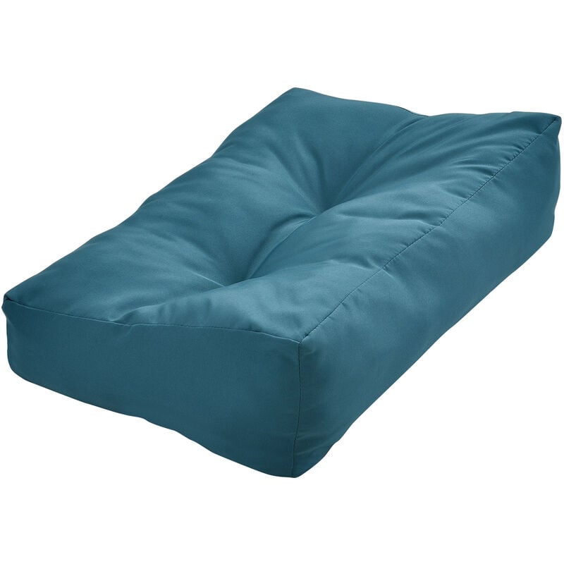 [en.casa] - Coussin de dossier pour canapé palette Comfy In/Outdoor Turquoise