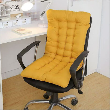Coussin de dossier pour chaise de bureau, coussin de soutien lombaire de style scandinave, coussin de soutien dorsal (45 x 85 cm)