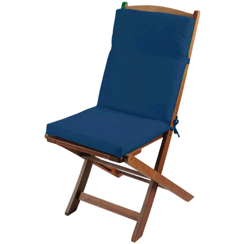 Coussin de fauteuil en toile outdoor Bleu 40x90 cm - Bleu