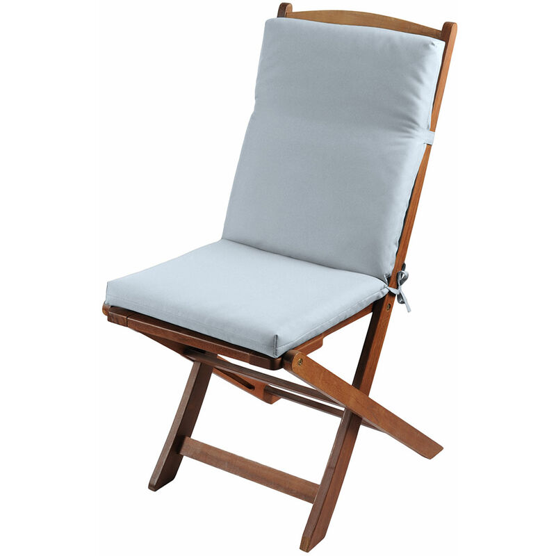 Coussin de fauteuil en toile outdoor Gris Perle 40 x 90 cm - Gris Perle