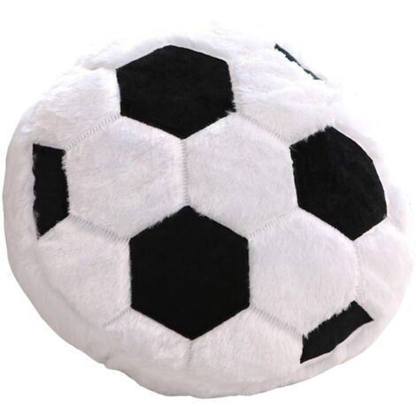 Coussin de Football Moelleux et Doux pour décoration de Chambre à Coucher pour Les Amateurs de Football, 45 x 45 cm