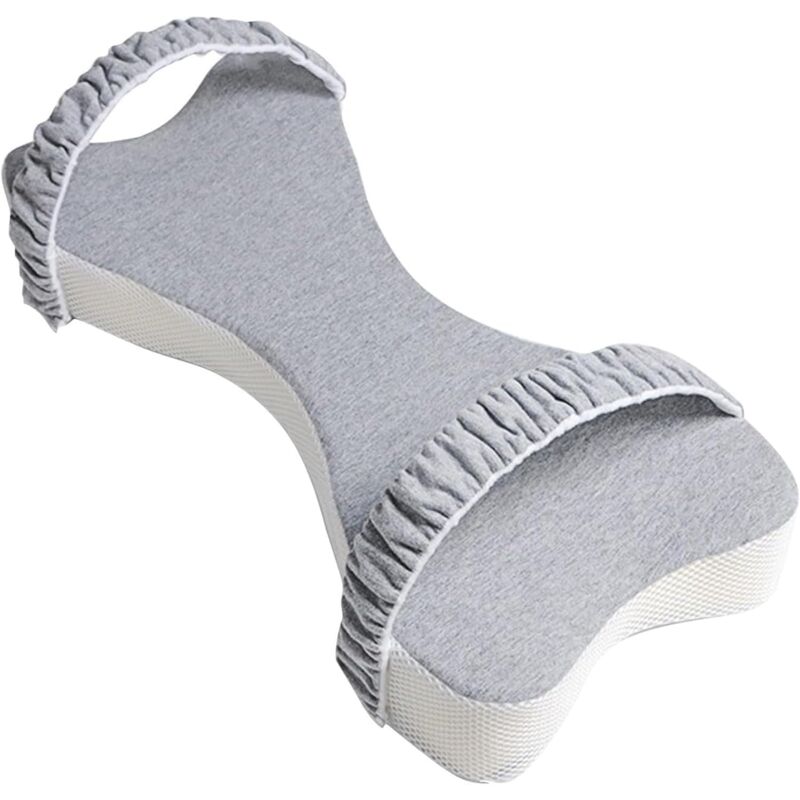 Coussin de genou pour dormir sur le côté Oreiller de genou en mousse Oreiller orthopédique pour les jambes pour dormir sur le côté Coussin de soutien