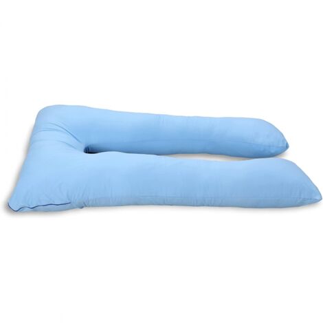 Coussin de Grossesse Coton - 140x80 cm Bleu Bananair