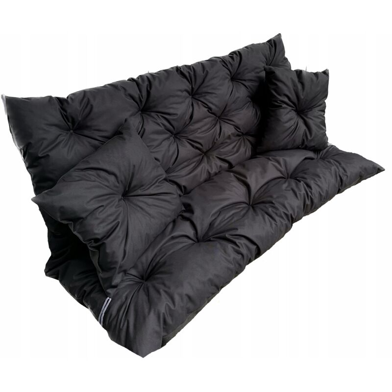 Coussin de jardin 180x60x50 +2P SET pour balançoire