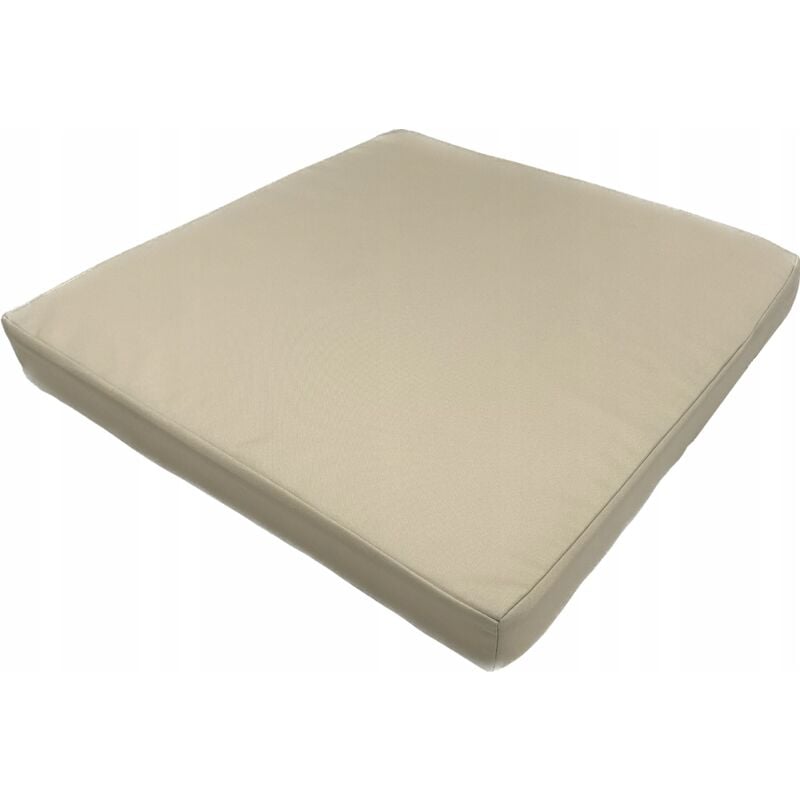 Coussin de jardin imperméable avec fermeture éclair 60x60 BEIGE
