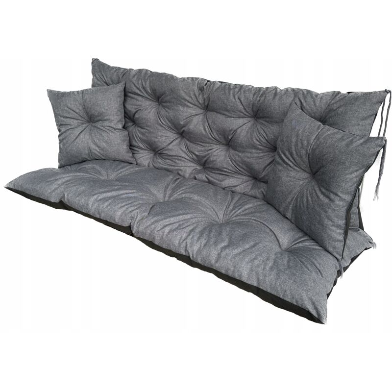 Coussin de jardin pour balancelle 180x60x50+2P