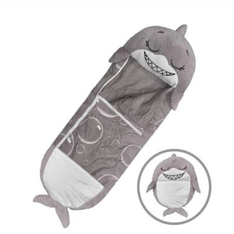 Coussin de jeu et sac de couchage Happy Nappers grand format, pyjama une pièce amusant pour enfants, surprise pour vos enfants, 178 cm x 71 cm