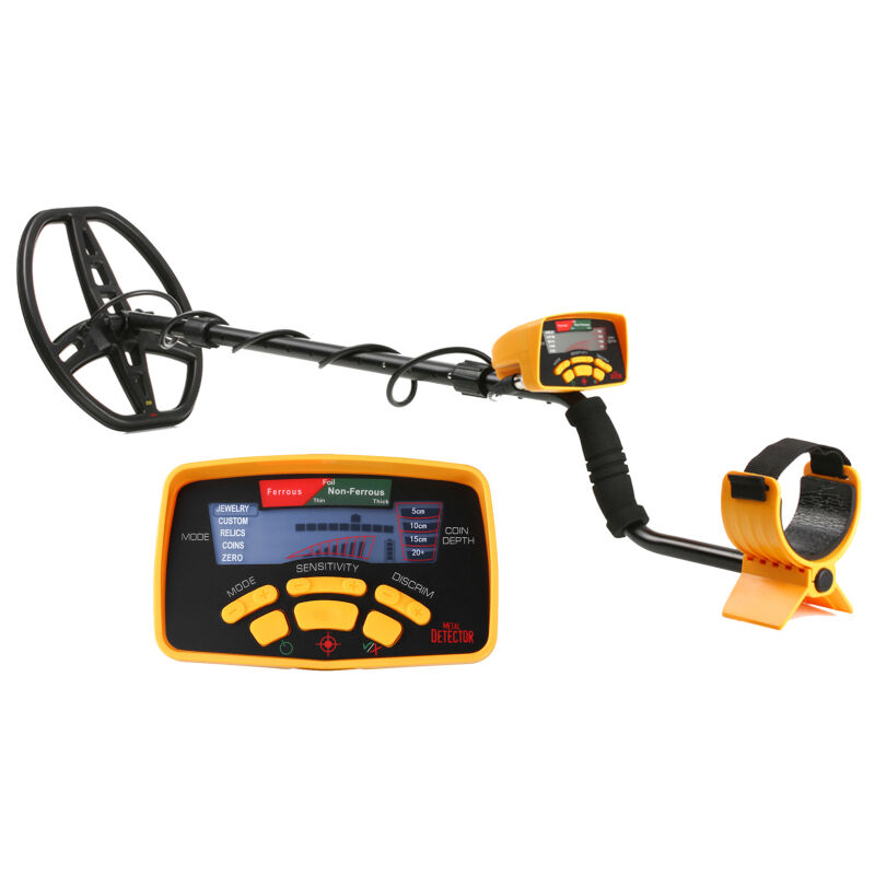 LIFCAUSAL Détecteur de Métaux Souterrain Haute Précision Chercheur d'Or Professionnel avec Écran LCD pour Chasse aux Trésors et Bijoux