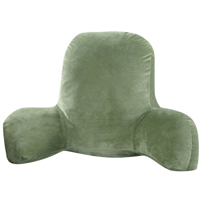 Feiyue - Coussin de lecture pour lit taille adulte, coussin de dossier avec accoudoirs et housse lavable à utiliser comme coussin de lit pour