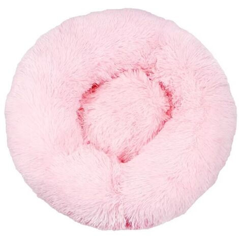 Coussin de Lit pour Chat Moelleux Doux Lavable pour Chats Chiens (Rose Clair, 80cm), Ensoleillé