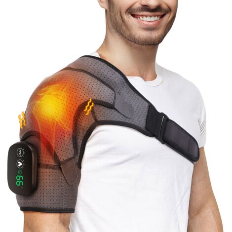 Coussin de massage électrique pour les épaules, variateur de vitesse à 3 niveaux, coussin chauffant pour les épaules, équipement de protection