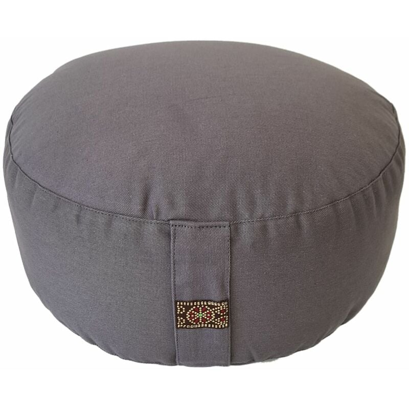 Phoenix Import - Coussin de Méditation gris coton bio