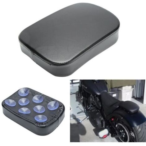 coussin de moto Selle de passager de coussin de siège arrière de coussin de coussin universel de moto avec 8 ventouses