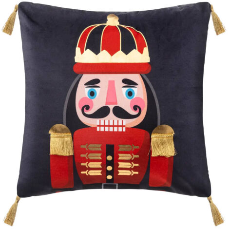 Coussin de Noël Nutcracker, 40 x 40 cm