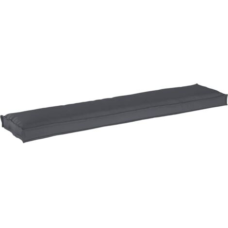 Coussin de palette Anthracite 180 x 40 x 8 cm Tissu Oxford