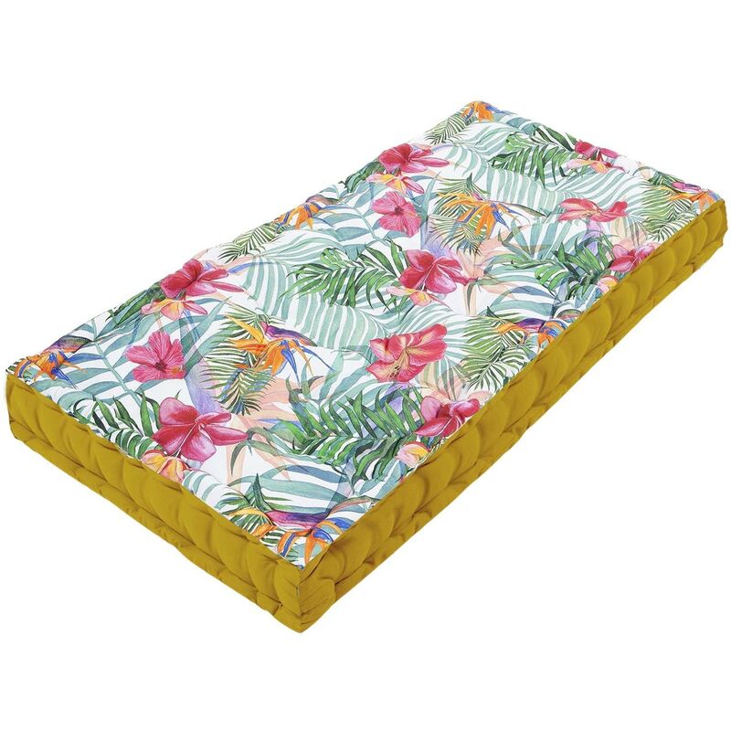 Coussin de palette en coton imprimé 120 x 60 cm Seville