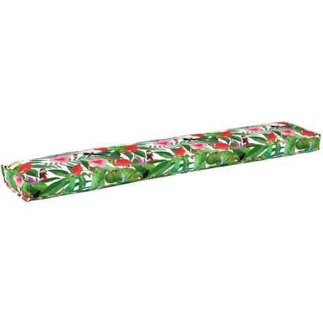 Coussin de palette Floral Jungle tropicale 200 x 40 x 8 cm