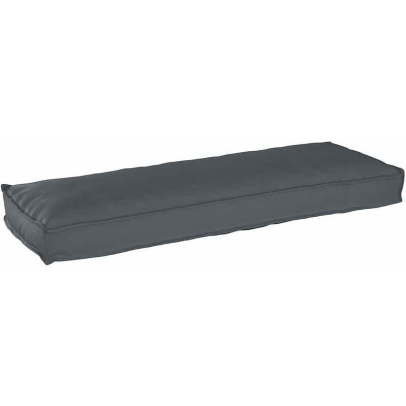 Coussin pour banc de palette Anthracite 120 x 40 x 8 cm Vidaxl