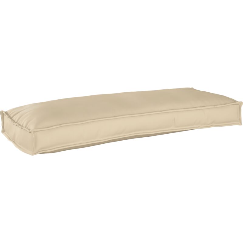 Coussin de palette beige 100x40x8 cm en tissu Oxford vidaXL