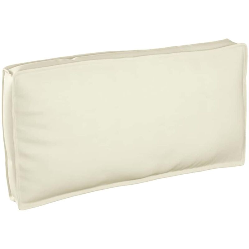 Vidaxl - Coussin de palette pour siège/dossier Crème 120x60x12 cm Tissu Oxford