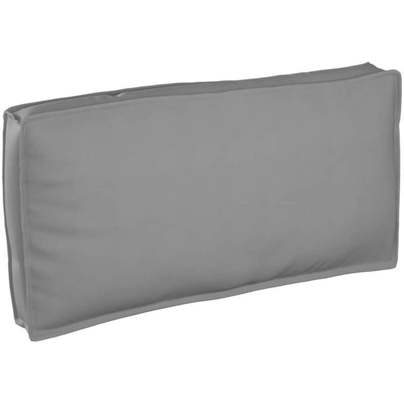 Coussin pour assise / dossier de palette Gris 120 x 60 x 12 cm vidaXL