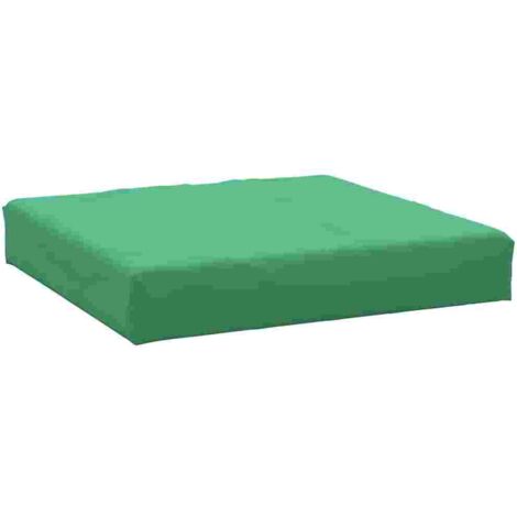 Coussin de palette vert 60x60x9,5 cm tissu oxford