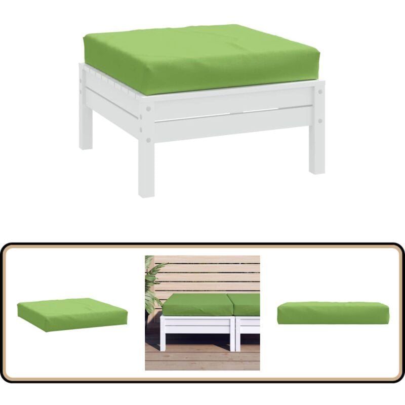 Vidaxl - Coussin de palette vert mélangé 60x60x10 cm tissu - Coussin Exterieur - Coussin Jardin - Coussin Terrasse - Coussin Design - Coussin