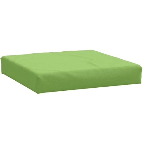 Coussin de palette vert mélangé 60x60x9,5 cm tissu
