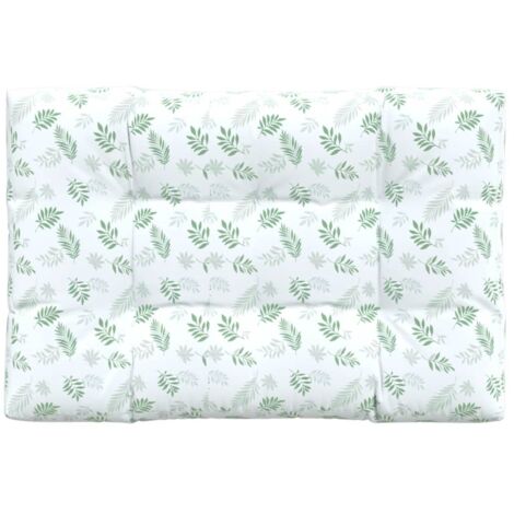 Coussin de palette，Coussin d’Assise，Dossier à motif de feuilles 120x80x12 cm Tissu772834