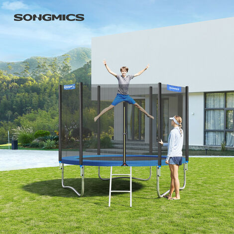 Coussin de protection Ø183cm, Coussin de sécurité de trampoline de remplacement, Rechange, résistant aux rayons UV, anti-déchirure, taille standard Bleu