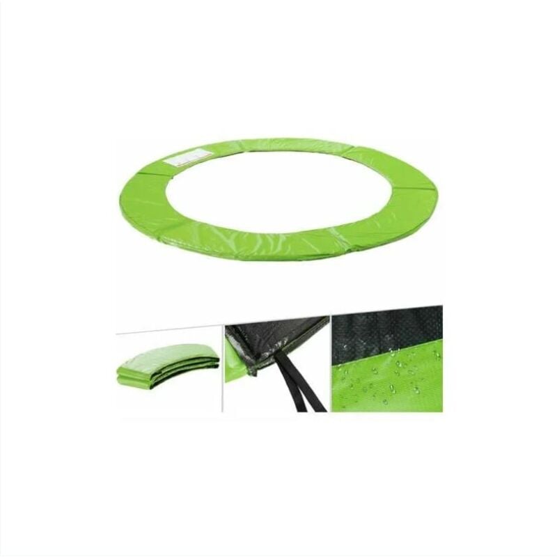 Fitags - Coussin de Protection des Ressorts Pour Trampoline 183 cm vert clair