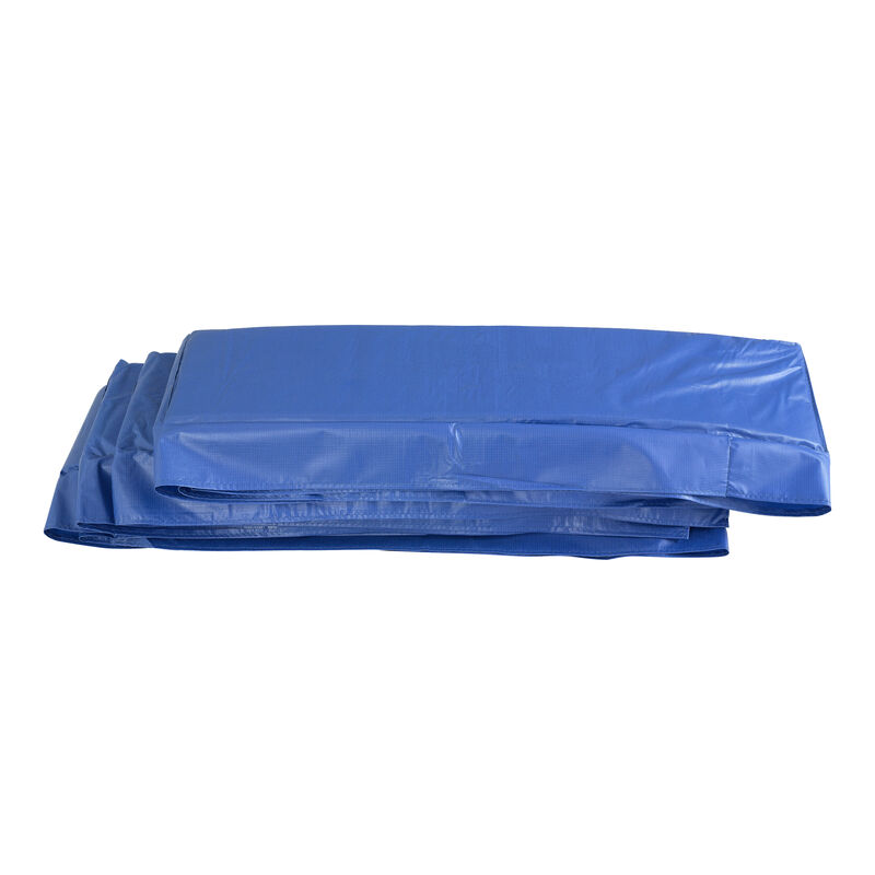 Coussin de Protection et Sécurité Couvre Ressorts de Remplacement pour Trampoline Rectangulaire 427 x 244 cm Bleu